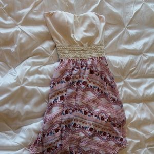 Wild Daisy Strapless Dress